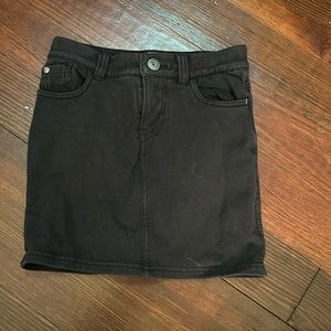 Black girls skirt with built in shorts